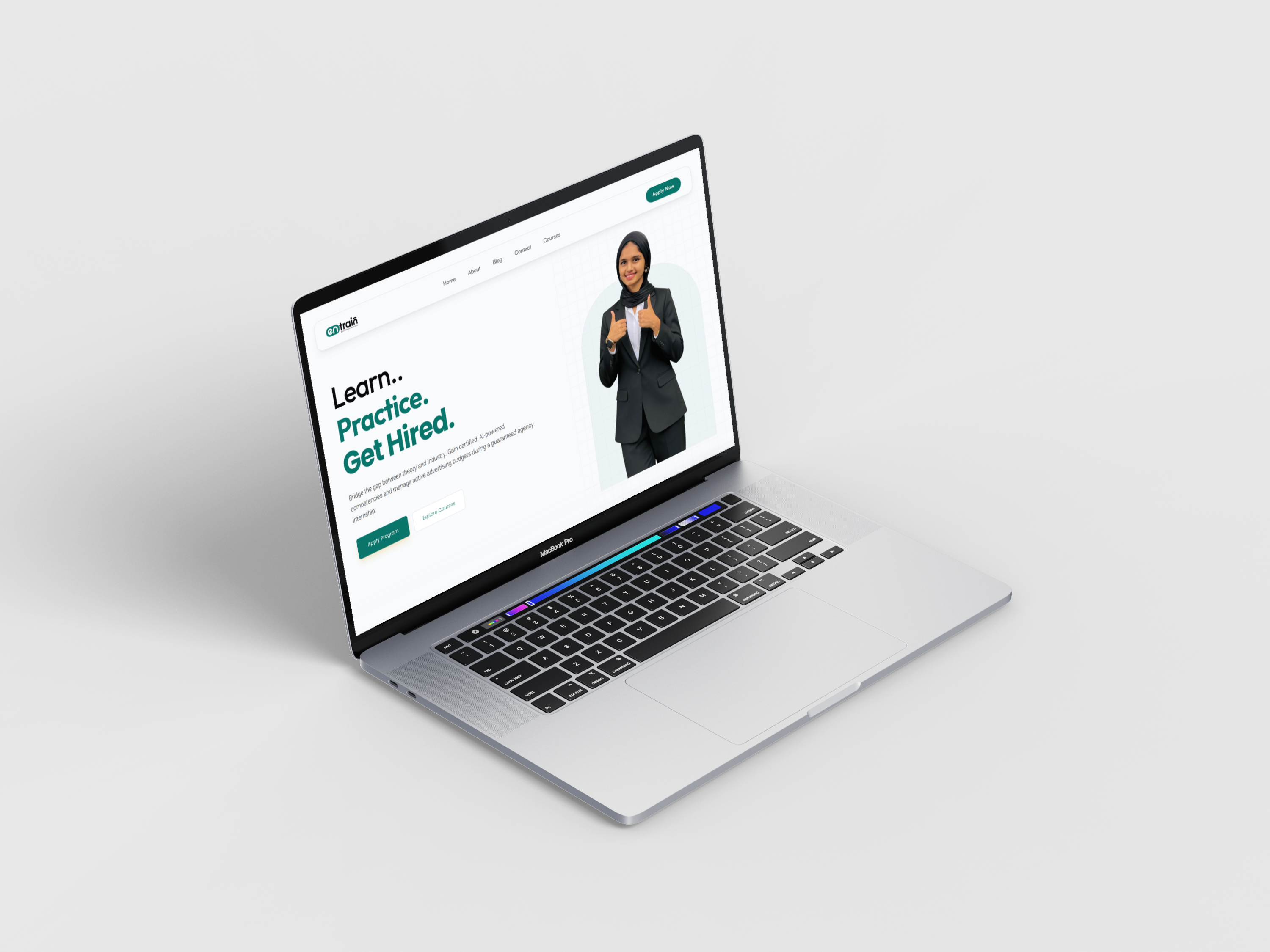 Entrain Labs website case study